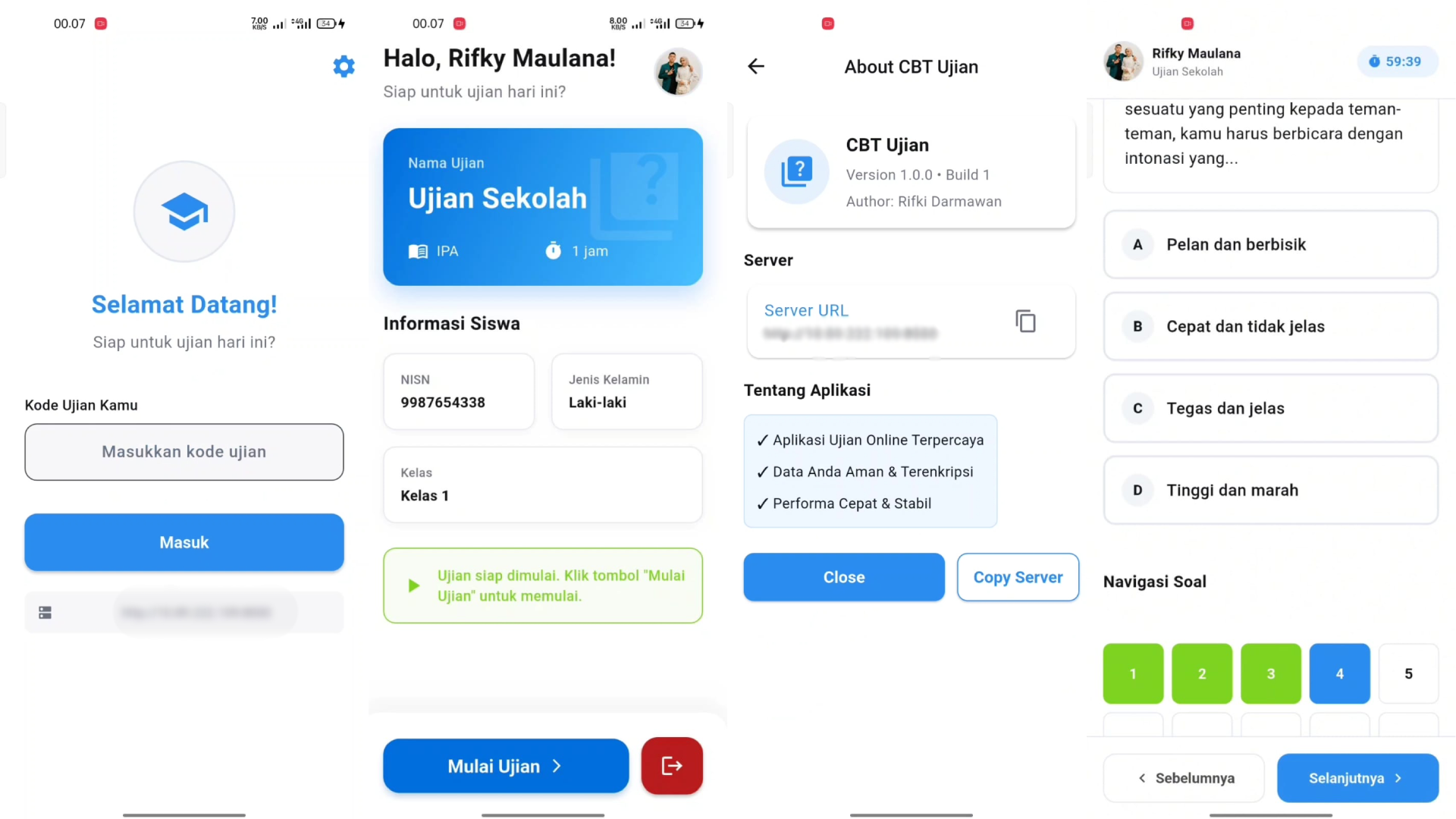Aplikasi Ujian Android